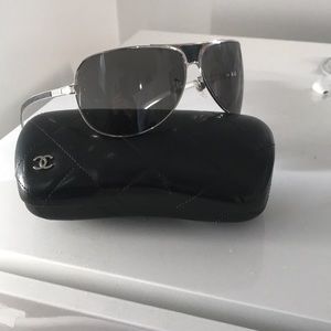 Chanel sunglasses metal frame